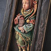 Medieval child with robot
