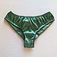 A set of silk panties Saturated Wormwood. Underpants. Darya Vecher Шёлковое нижнее бельё Корсеты. Online shopping on My Livemaster.  Фото №2