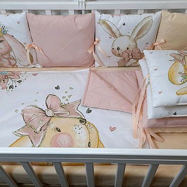 Бампер в кроватку для новорожденных: как сшить своими руками, где купить, выкройка