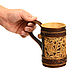 Order A mug of birch bark beer ' Fish'. Beer mug. Art.26020. SiberianBirchBark (lukoshko70). Livemaster. . Mugs and cups Фото №3