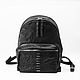 Рюкзак из кожи - Backpack Undeground Graphit. Рюкзаки. Сумки из кожи ANGELDEMONS  design. Ярмарка Мастеров.  Фото №4