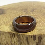 Украшения handmade. Livemaster - original item 20.25 r-r Ring brown agate (ka20258). Handmade.