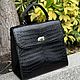 Классическая сумочка из крокодиловой кожи. Классическая сумка. Chic bags. Ярмарка Мастеров.  Фото №8