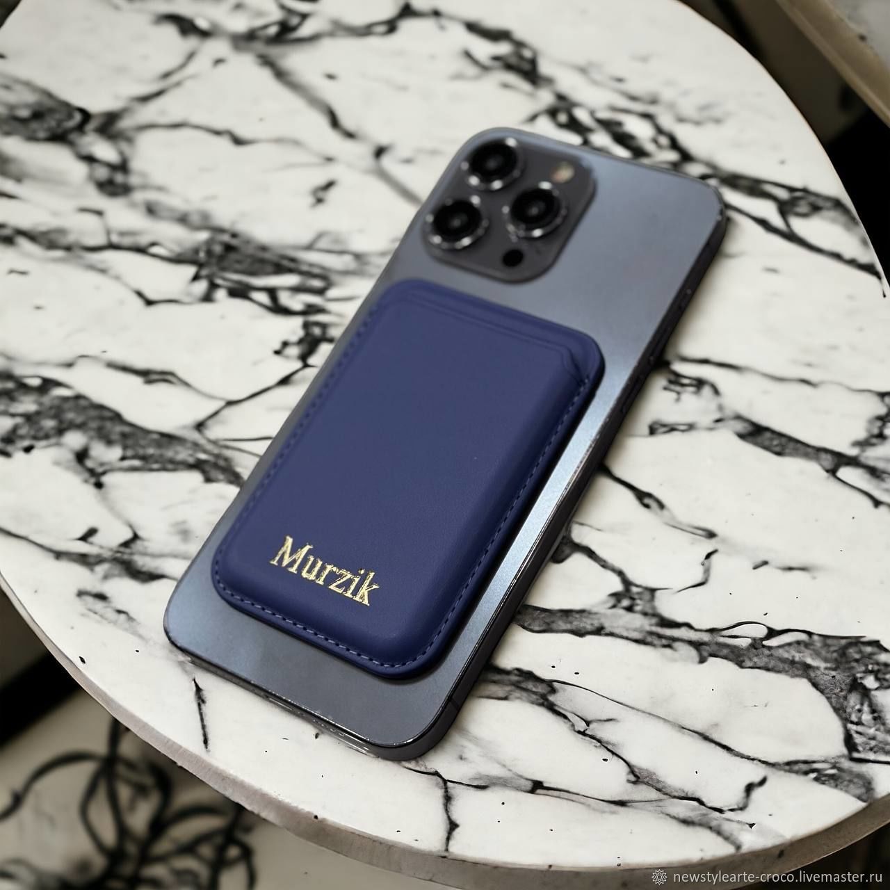 MagSafe картхолдер с инициалами, Чехол, Москва,  Фото №1