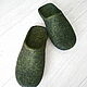 Felted women's Slippers, Flip flops, Leninsk-Kuznetsky,  Фото №1