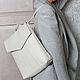 Order Backpack 'Geometry big' light gray, genuine leather. alekseevaksenia. Livemaster. . Backpacks Фото №3