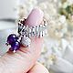 Lilit ring with amethyst, Rings, Minusinsk,  Фото №1