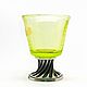 Order Glass 'MAPLE LEAF' of Italian glass on the leg ' VINTAGE». Souvenirs for hunters and fishermen. Livemaster. . Shot Glasses Фото №3