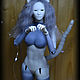 Минерва Кошка серая 32 см авторская шарнирная кукла. Шарнирная кукла. Zlata's fantasy dolls. Ярмарка Мастеров.  Фото №10