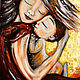  Картина с мамой и ребенком "Счастье материнства", Картины, Королев,  Фото №1