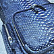 Python genuine leather backpack, custom made!. Backpacks. SHOES&BAGS. My Livemaster. Фото №5