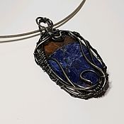 Украшения handmade. Livemaster - original item pendant with sodalite. Handmade.
