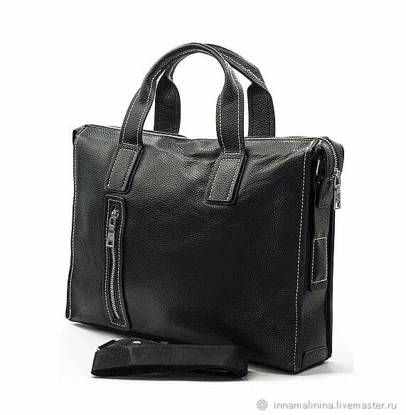 Мужская сумка кожаная формат А4 купить в интернет-магазине Ярмарка ...