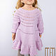 Order Girl's dress knitted. Knitwear shop Fairy Tale by Irina. Livemaster. . Childrens Dress Фото №3