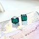 Заказать 8 мм. Бусина куб Swarovski 5601, Emerald. Accessoria Фурнитура для бижутерии. Ярмарка Мастеров. . Кристаллы Фото №3