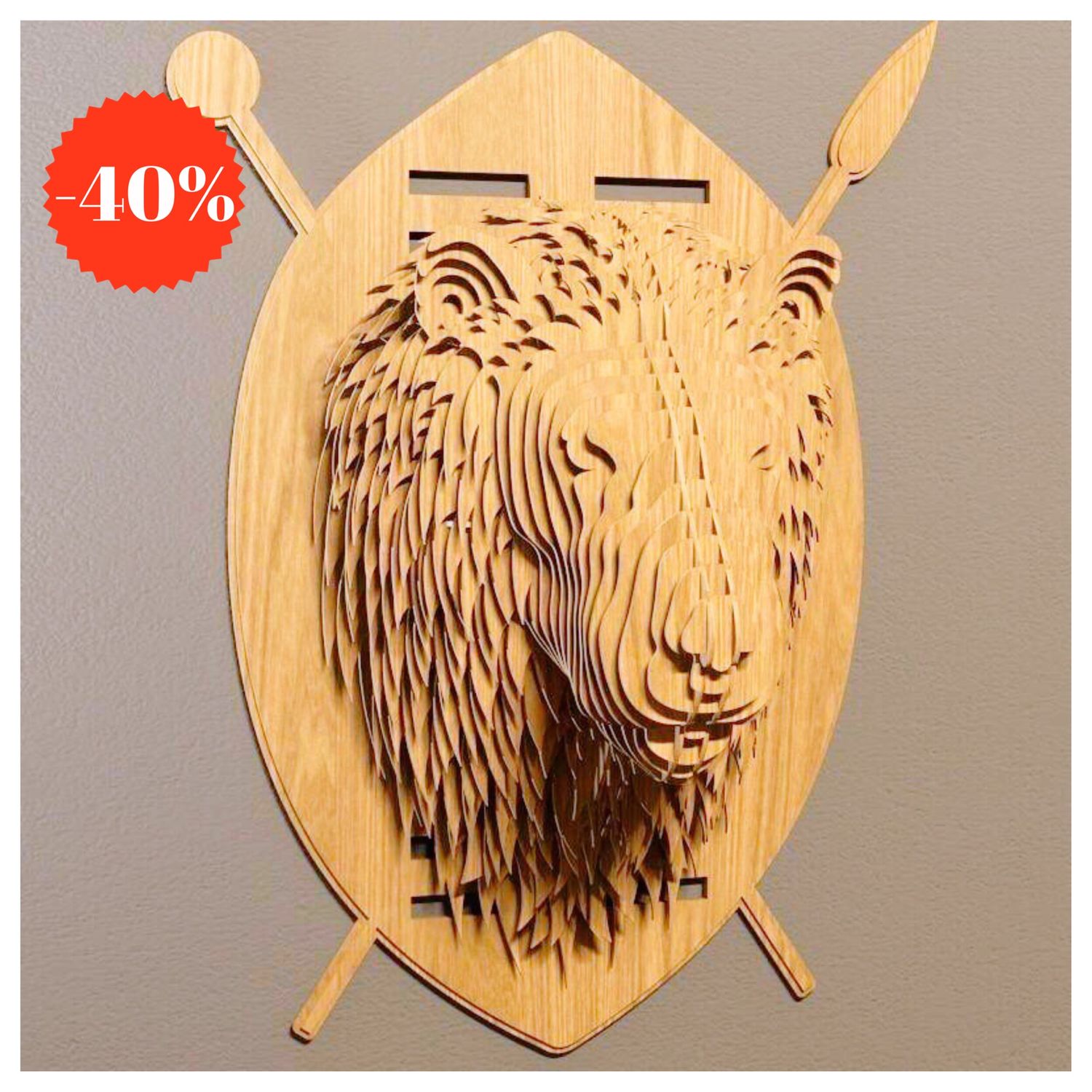 Декоративная голова льва на стену в интернет-магазине на Ярмарке ...