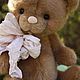 Мишка Тедди Улыбашка Honey. Мишки Тедди. Teddy Stories (lisaartstory). Интернет-магазин Ярмарка Мастеров.  Фото №2