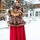 Полупальто «Барыня-Сударыня» с баской. Пальто. Одежда с русской душой 'Rus_dress' (dressalarusse). Ярмарка Мастеров.  Фото №4