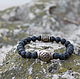 Bracelet made of lava - Compass Viking, Bead bracelet, Volgograd,  Фото №1