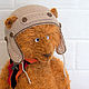 Teddy bear Pilot Potapov (24 cm), Teddy Bears, Pustoshka,  Фото №1