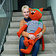 Red cat Marshmallows - custom, Stuffed Toys, St. Petersburg,  Фото №1