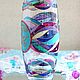 Vase 'Skater'. Painting on glass. Name souvenirs. RomanticArtGlass. Online shopping on My Livemaster.  Фото №2