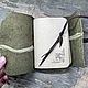 Блокнот А6 Перышко ручной работы из натуральной кожи зеленый бохо. Блокноты. Iron Arm Leatherworks (Екатерина). Интернет-магазин Ярмарка Мастеров.  Фото №2