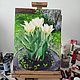  Tulips near the house. Acrylic 30h40cm. Pictures. zazulla (zazulla). Online shopping on My Livemaster.  Фото №2