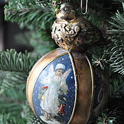 Сувениры и подарки handmade. Livemaster - original item Christmas decorations: Christmas ball. Handmade.