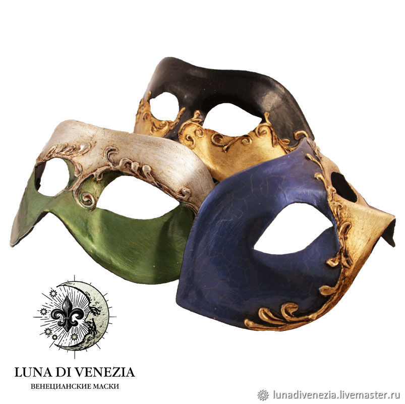 Венецианская полумаска с плюмажем, Коломбина, папье-маше отзывы