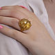  «ЗАГАДКА ЛЕСА» цитрин. Перстень. 'Yarko' silver&gold. Ярмарка Мастеров.  Фото №4