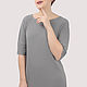 Order Dress knitted long gray noodles. Yana Levashova Fashion. Livemaster. . Dresses Фото №3