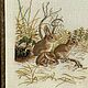 Order Embroidery 'Bunnies', handmade, Holland. Dutch West - Indian Company. Livemaster. . Vintage paintings Фото №3