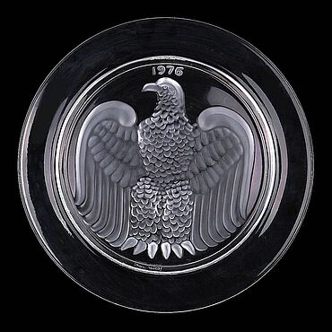 Винтаж ручной работы. Ярмарка Мастеров - ручная работа Lalique 1976 г., коллекционная тарелка. Handmade.