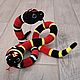  Змея, аспид, Вязаная змея. Мягкие игрушки. Toys-by-panda. Ярмарка Мастеров.  Фото №5