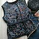 Women's warm double-sided vest 'Evening'. Vests. ZanKa. Online shopping on My Livemaster.  Фото №2