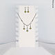 Заказать Necklace and earrings with Swarovski crystals. Jewelry steel. Talking look. Ярмарка Мастеров. . Jewelry Sets Фото №3