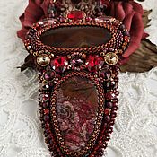 Украшения handmade. Livemaster - original item Necklace-pendant from beads and stones 
