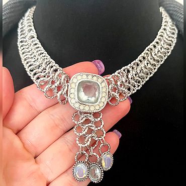 Винтаж ручной работы. Ярмарка Мастеров - ручная работа Винтаж: Чокер от Swarovski. Handmade.