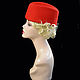 Felt hat Cap 'Red'. Hats1. Novozhilova Hats. My Livemaster. Фото №6