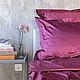  Бургунди. Комплекты постельного белья. ISAYA HOME. Интернет-магазин Ярмарка Мастеров.  Фото №2