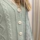 Кардиган вязаный женский. Кардиганы. Mari knit style. Ярмарка Мастеров.  Фото №4
