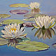 Painting 'Water lilies' 45h45 cm, Pictures, Rostov-on-Don,  Фото №1