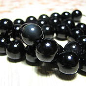 Материалы для творчества handmade. Livemaster - original item Obsidian rainbow smooth ball 12 mm. Handmade.