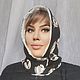 Шалетта "Зимние тюльпаны" - теплый капор на зиму. Капоры. Шалетта (shapkaplatok). Интернет-магазин Ярмарка Мастеров.  Фото №2