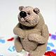 Мишка горбач Малыш 23 см серый, Мишки Тедди, Анапа,  Фото №1