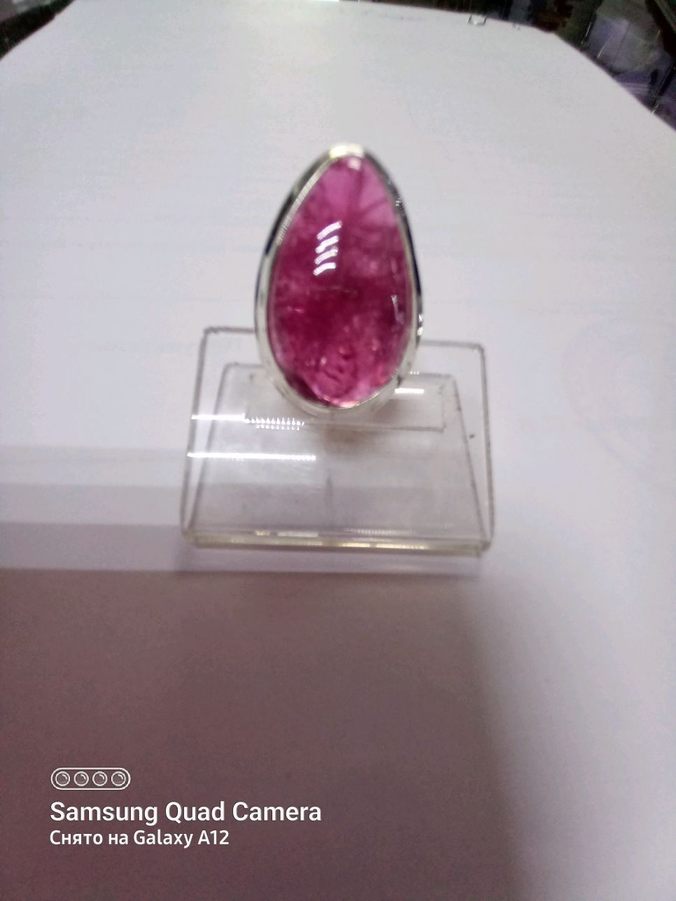Кольцо с натуральным камнем, турмалином, Кольца, Абакан,  Фото №1