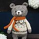 Заказать Вязаная игрушка Мишка для украшения интерьера детской комнаты, игр. Наталья Виноградова (Куляко) (natalynewborn). Ярмарка Мастеров. . Мягкие игрушки Фото №3