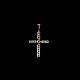 Серебряный крестик с камнями. Крестик. GAMMA jewelry. Интернет-магазин Ярмарка Мастеров.  Фото №2