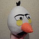Птичка Angry Birds белая. Мягкие игрушки. Ольга (Olenka1291). Интернет-магазин Ярмарка Мастеров.  Фото №2